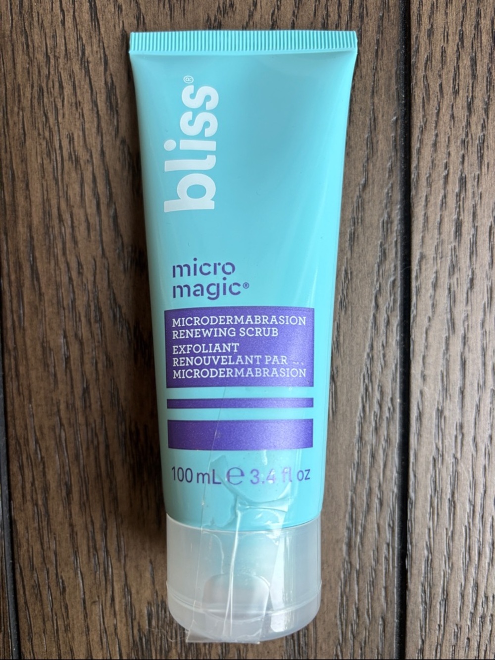 Bliss Micro Magic Exfoliating Scrub - Light Blue Tube